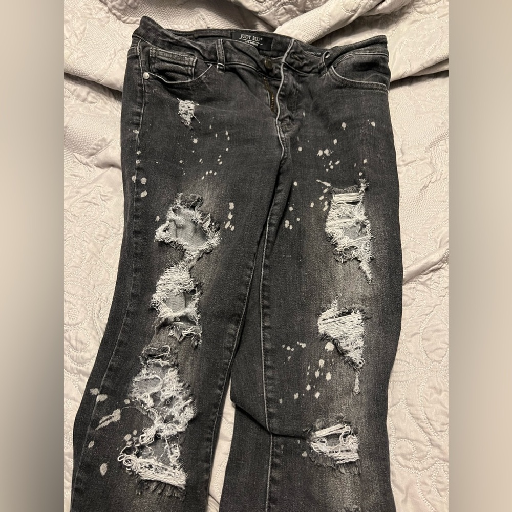 Judy Blue Distressed Boyfriend jeans.
